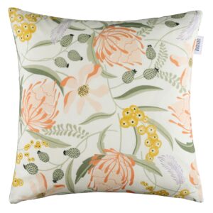 Playful bloemen kussenhoes